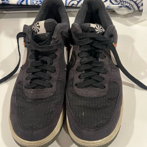 Nike Air Force 1 '07 LV8 Toasty Black Sustainable Men's Shoes Sz 8.5 DC8871-001 - Picture 1 of 9